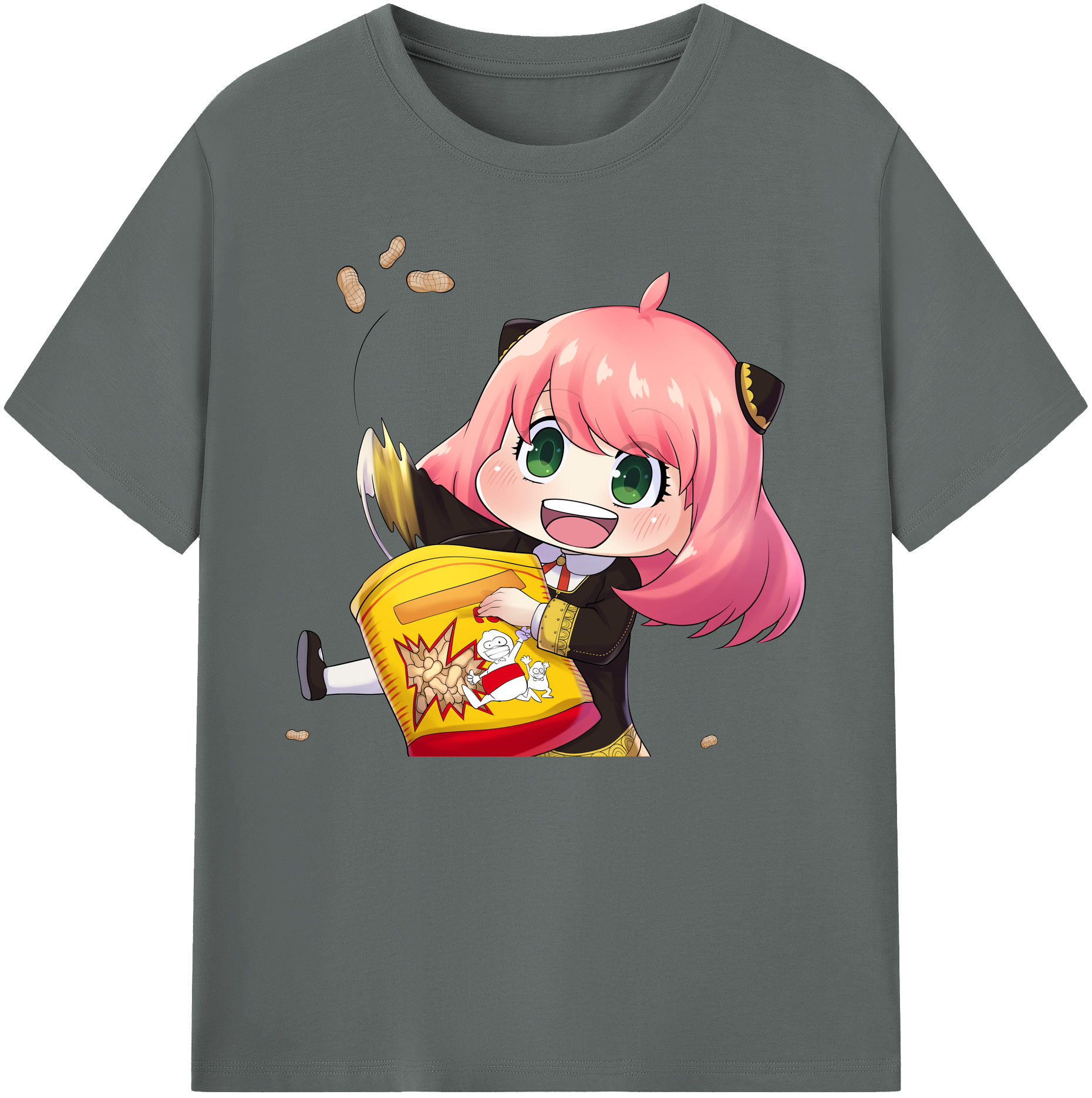 （画像用） SPY×FAMILY间谍家家酒 綿100％ メンズ半袖Tシャツ｜肌触りやわらか＆通気性